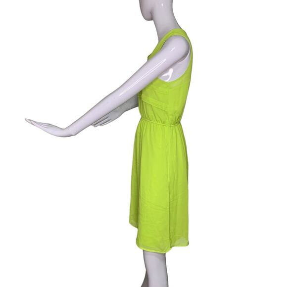 Maurices NWT Dress Sleeveless Pullover Full Lining Lime Green Size L - Picture 10 of 16
